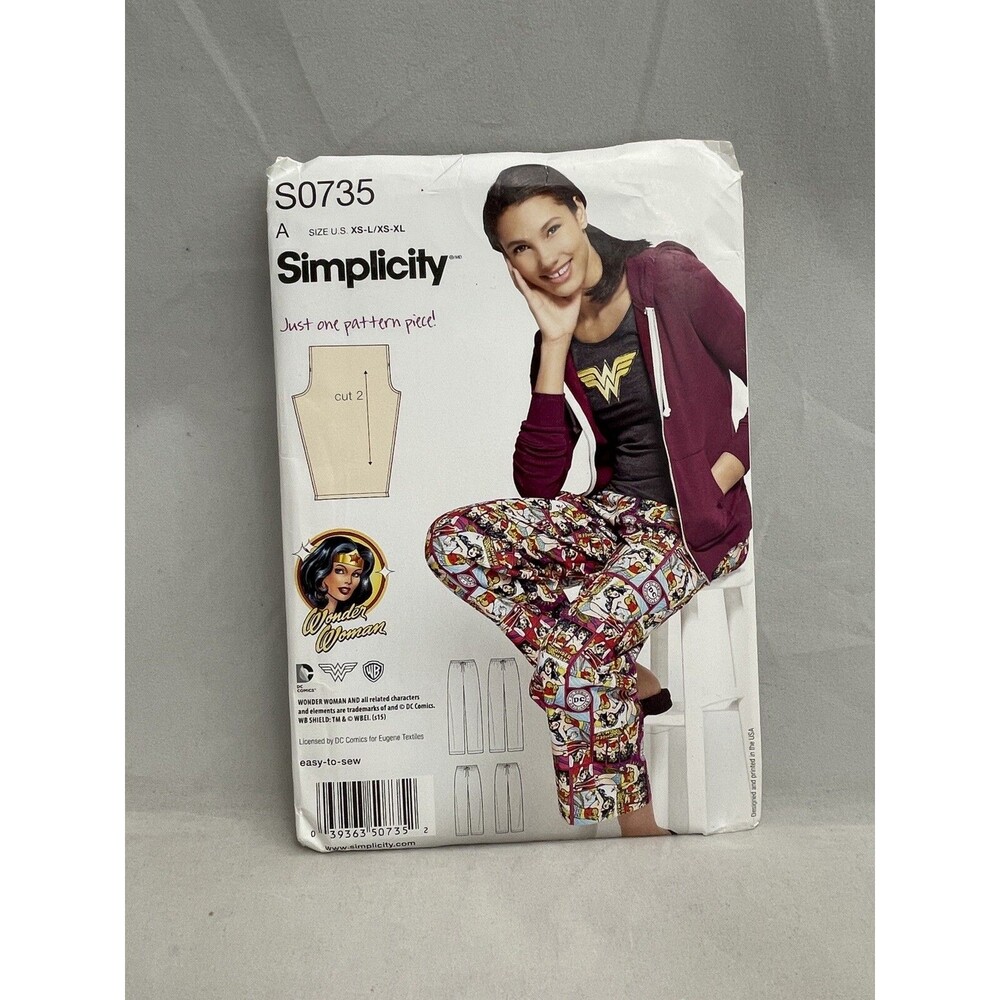 Simplicity Sewing Pattern S0735 Childs Teens Adults Pants Easy to sew